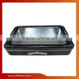 Square Metal Tin Boxes Window