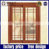 Design Customized Heatproof Interior Wooden Glass Sliding Doors thumbnail-1