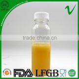 PET Clear Square 325ml Plastic Bottle for Beverage thumbnail-5