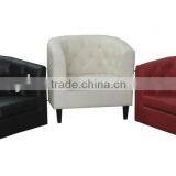 modern leather comfortable tub chair