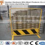 Powder Coating Yellow High Net Fencing Temporary Fence With Welded Wire Mesh Infilled thumbnail-6