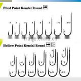 Filed Point Kendal Round high quality fishing hooks