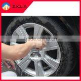 PP Car Wheel Brush Washing Brush With TPR Handle thumbnail-1