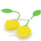 Wholesale Strawberry Fruit Silicone Tea Infusers /silicone Strawberry Tea Infuser With Lid thumbnail-4