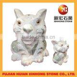 Little Tiger Stone Craft With Hand Carving thumbnail-1
