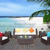 Brown Color Outdoor Rattan Sofa thumbnail-1