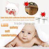 Best Sell 100% FDA Crashworthy Silicone Edge Corner Safeguard Table Corner Guard for Baby Learning to Walk Protect thumbnail-2