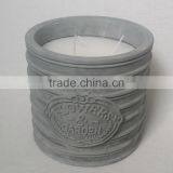 Cheap Cement Stone Paraffin Wax Jar thumbnail-1
