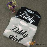 Jacquard Knitting Nice Sweater for Girls With Embroidery thumbnail-5