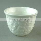 Low Price Beautiful Design White Ceramic Tea Cup For Wholesale, thumbnail-1