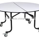 Movable Round Banquet Table With Wheels QZ6091S thumbnail-3