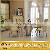 Hot Sale Marble Top Stainless Steel Base Round Dining Table