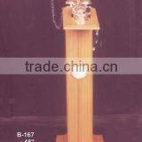 Old Style Wooden Floor Telephone Set, Novelty Phones, Old Telephone, Corded Telephone, Wooden Telephone Stand thumbnail-1