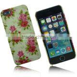 4.7 Inch Case Floral Rose Pattern Luminous Hard Plastic PC Phone Back Case Cover thumbnail-1
