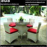 Factory Direct Sale All Weather Artificial Rattan Dining Furniture Set thumbnail-1
