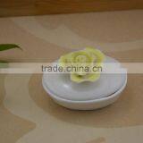 Wholesale Small Porcelain Jewel Box With Flower Shape Design thumbnail-1