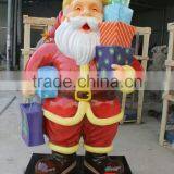 Resin Outdoor Sculptures Fiberglass Father Christmas Statues thumbnail-1