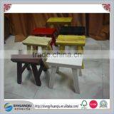 Primitive Black Wood Stool Apple Decal Rustic Farmhouse Country Decor thumbnail-1