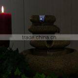 Three Tier Flowing Tabletop Water Fountain With LED Lights thumbnail-3