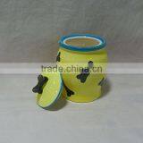 Ceramic Dog Food Treat Jar With Lid thumbnail-1