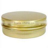 Round Aluminum Tin Box With Screw Top Lid thumbnail-2