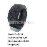 Coloured Durable Rubber Toy Car Tires Baby Car Toy Tyres thumbnail-4