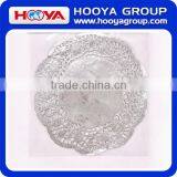 8PCS Dia. 30cm Golden Silver Round Disposable Greaseproof Lace Paper Doilies Cake Placemats for Cookie Dessert Restaurant thumbnail-2