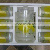 JK036 7pcs Glass Drinking Set With Deco thumbnail-1