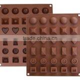 Christmas Chocolate Molds,Fancy Silicone Cake Mold 30 Cavity Multi Shaped Candy Jelly Ice thumbnail-2