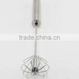 Hot Selling Stainless Steel Egg Whisk Mixer Stirring Beater Cream Frother Flour Stirrer thumbnail-6
