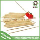 2.0mm to 4.0mm Diameter Bamboo Skewer Barbecue Round Bamboo Sticks thumbnail-2
