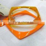 Lucite Bangle Bracelet thumbnail-1
