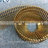 China Factory Customized 1M 2M 3m Smooth Shank 90 Degree Right Angle Copper Wire Pin Belt, Nails Belt thumbnail-2