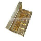 Custom Luxury Gold Cardboard Chocolate Window Packaging Box thumbnail-3