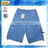 Mens Cargo Shorts 100% Cotton Garment Dye Clothing Factory Price in Xiamen thumbnail-1