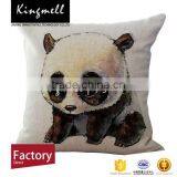 2017 Digital Printed Silk Cushion With Panda Picture thumbnail-4
