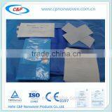 Sterile Disposable Surgical Cardiovascular Angiography Drape Pack With 2 Femoral&2Radial Holes thumbnail-4