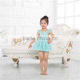 2016new Design Fasion Lace Swing Outfit Children's Boutique Clothes Child Soft Cotton Clothes thumbnail-1