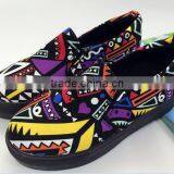 GZY Really Hotsale Ethnic Style Cheap Price Canvas Factory Guangzhou Stock Shoes thumbnail-3