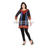 Canvas Crepe Glamour Styles Printed Kurtis thumbnail-4