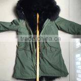 CX-G-P-02 Hot Sale Fox Fur Real Fur Parka Warm Winter Wear for Ladies Parka thumbnail-5