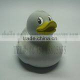 Wholesale Floating White Rubber Duck , Promotional White Duck With Logo Imprint, Baby White Bath Duck Toy thumbnail-1