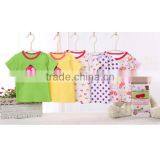 New Arriving Plain Cotton Baby Shirt Short Sleeves Blank Baby T-shirts Wholesale thumbnail-1