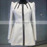 2016 Long White Wool Overcoats Fashion Women thumbnail-1