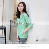 New Design Wholesale Fashiondesign Eco-friendly Amazing Quality Eco-friendly Breathable Anti-wrinkle Cute Lady Hoody TC(60/40) thumbnail-1