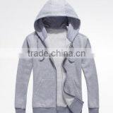 2017 Good Quality Professional Wholesale Custom Fleece Zipper Pocket Hoodies thumbnail-2