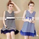 Zm51279a Pregnant Dress Strip Ladies Clothes for Maternity Women thumbnail-1