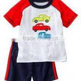 2016 Cotton Baby Clothing Set Boys Suits T-shirts Pants Sets Shorts Pajamas Short Sleeve Set thumbnail-1