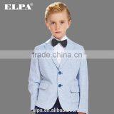 Elpa 2016 Fashion Kids Clothes Blue Linen Material Boy Blazer Butterfly Lining Boy Casual Blazer thumbnail-3
