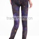 EY0034L New Fashion Women Tall Waist Graffiti Tight Leggings thumbnail-4